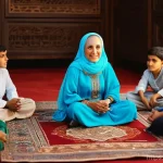 문학과 대중문화 - **Prompt Title: Echoes of Narratives: From Ancient Gatherings to Digital Screens**
    **Image Promp...